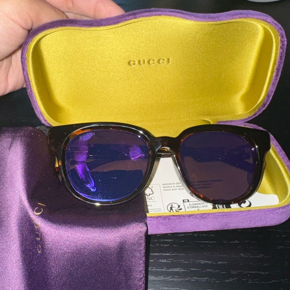 Gucci square frame sunglasses - Picture 1 of 10